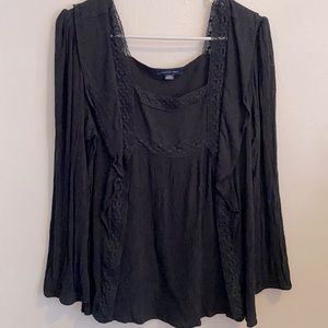 American Eagle Square Neck Blouse